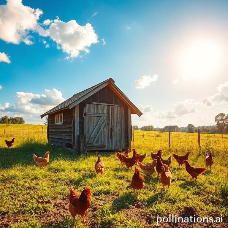 how many times do chickens poop a day